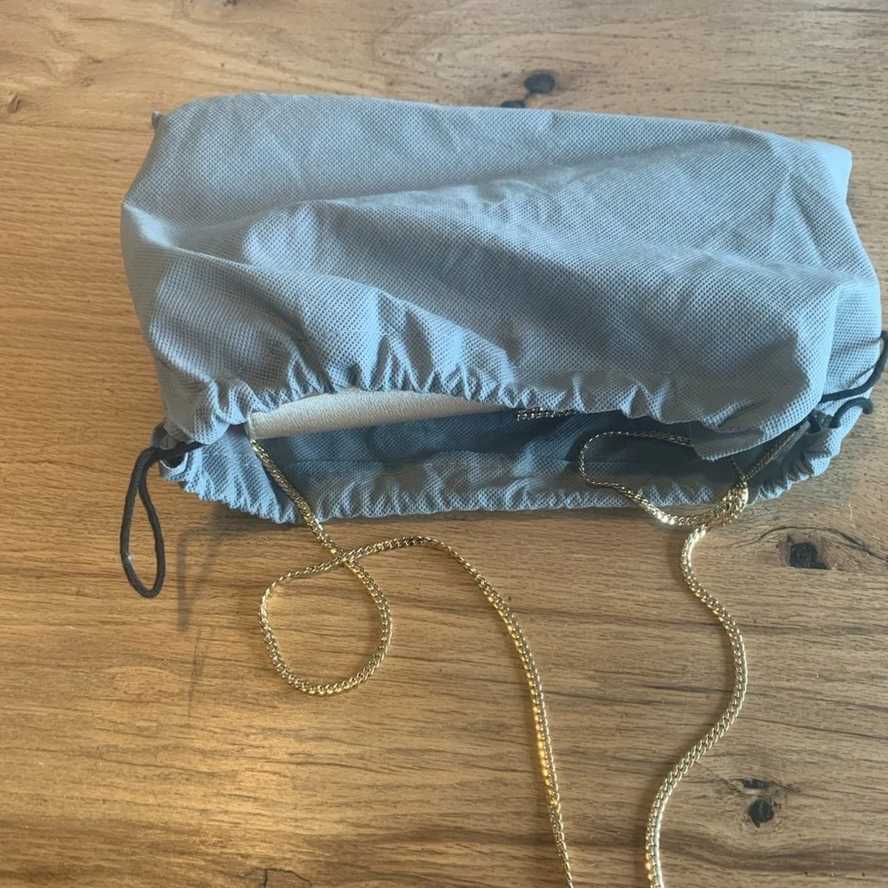 Cristal Evening Clutch Purse With Bag Gold‎ Rhinestones NWOT